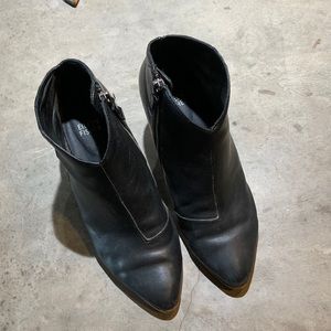 Cute black ankle booties